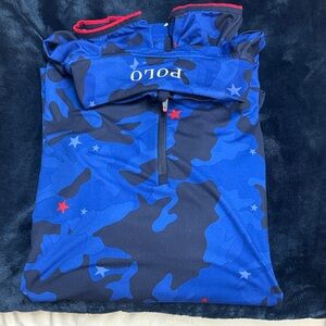 Polo by Ralph Lauren Blue Camouflage Pullover